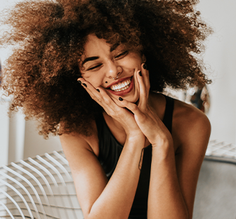 Smiling woman